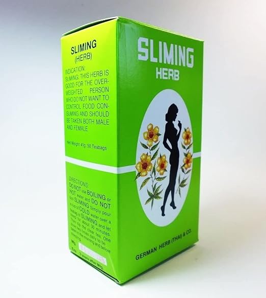 German SLIMMING HERB TEA - Sliming Weight Loss Diet Detox (50 Bags)