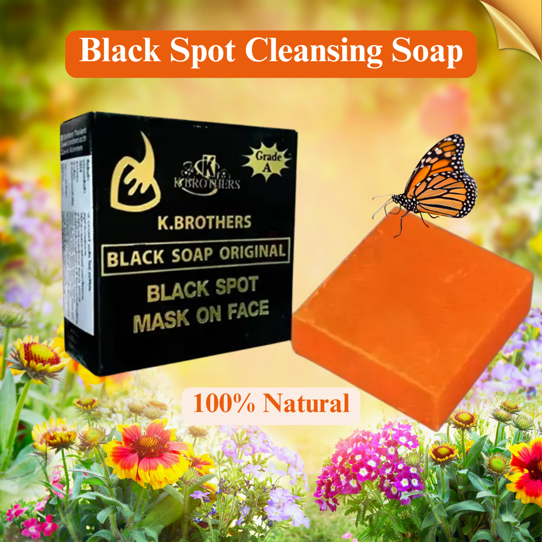 K Brothers Black Soap Original – 100% Authentic Thailand Beauty Soap (50g