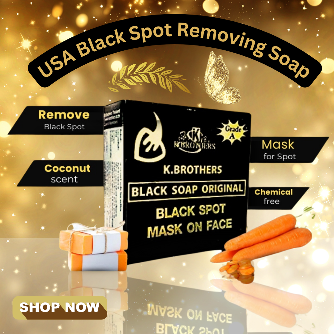 K Brothers Black Soap Original – 100% Authentic Thailand Beauty Soap (50g