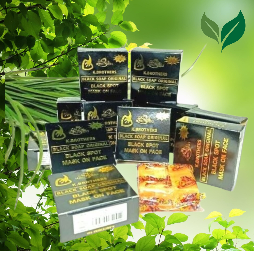 K Brothers Black Soap Original – 100% Authentic Thailand Beauty Soap (50g