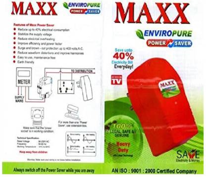 Maxx PVC Power Saver – Smart Energy Optimization for Your Home & Business