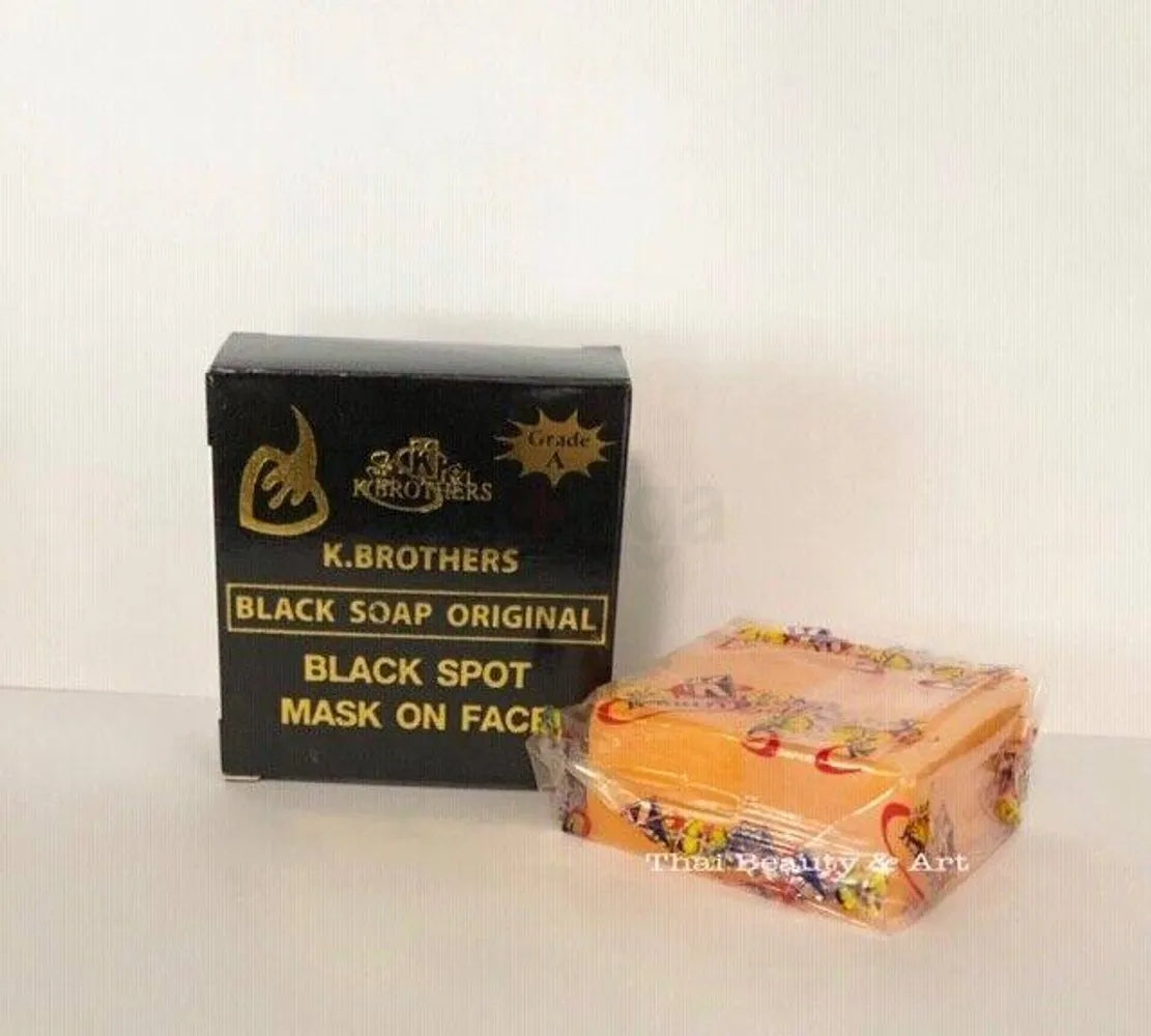 K Brothers Black Soap Original – 100% Authentic Thailand Beauty Soap (50g