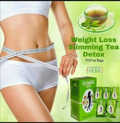 German SLIMMING HERB TEA - Sliming Weight Loss Diet Detox (50 Bags)